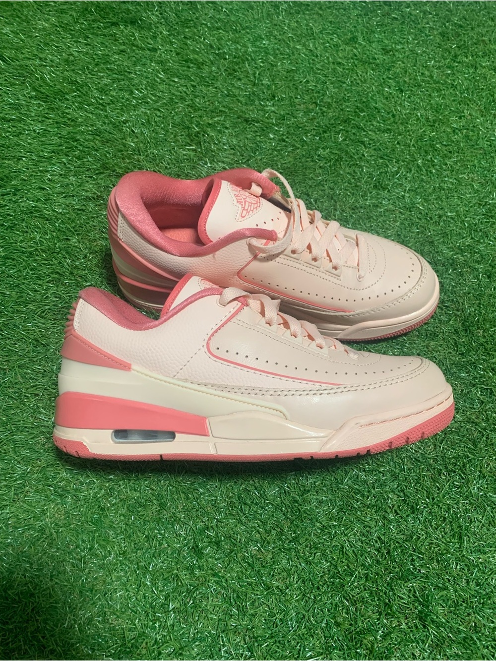 Jordan Low-Top Sneakers in Light Pink and Pink